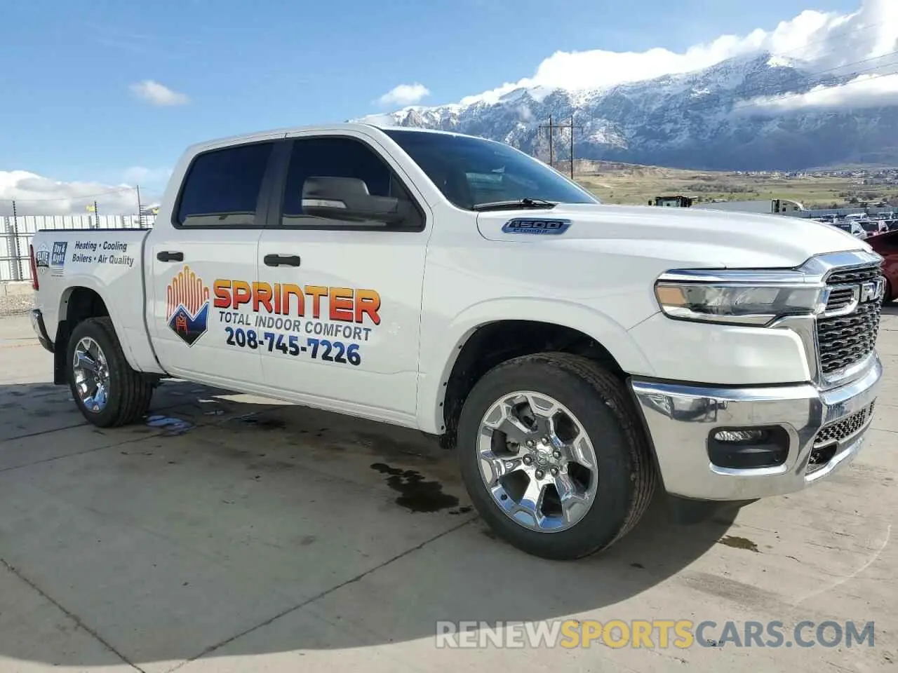 4 fotografías del automóvil dañado 1C6RRFFG1SN512741 RAM 1500 2025