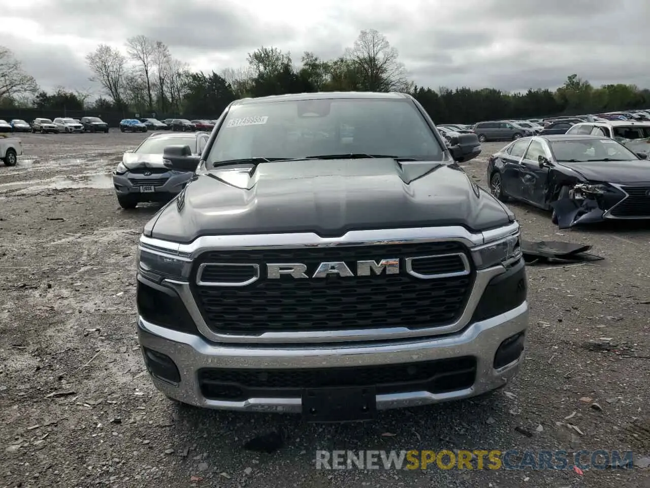 5 fotografías del automóvil dañado 1C6RRFFG5SN518932 RAM 1500 2025