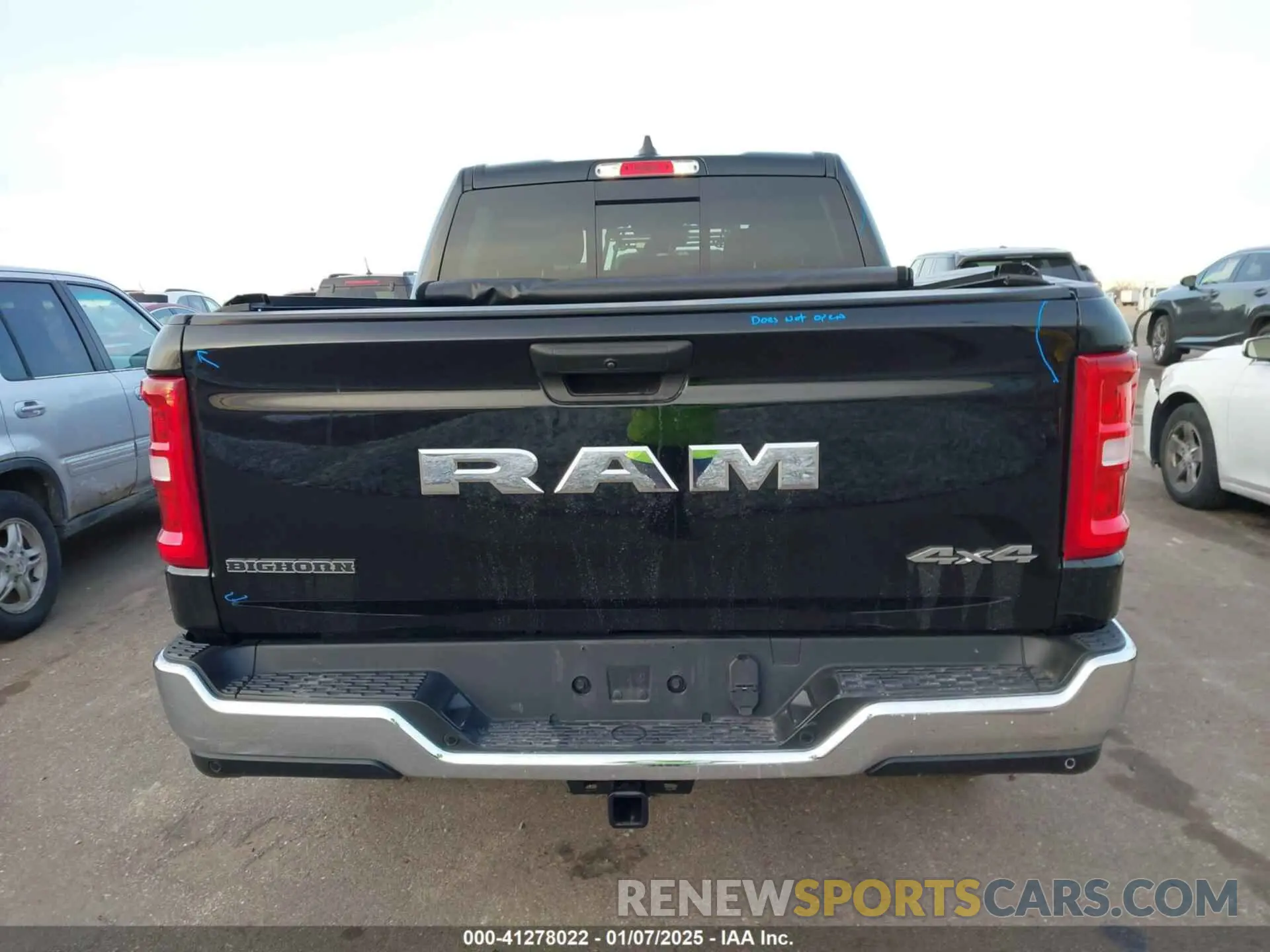 16 fotografías del automóvil dañado 1C6RRFFG6SN504120 RAM 1500 2025