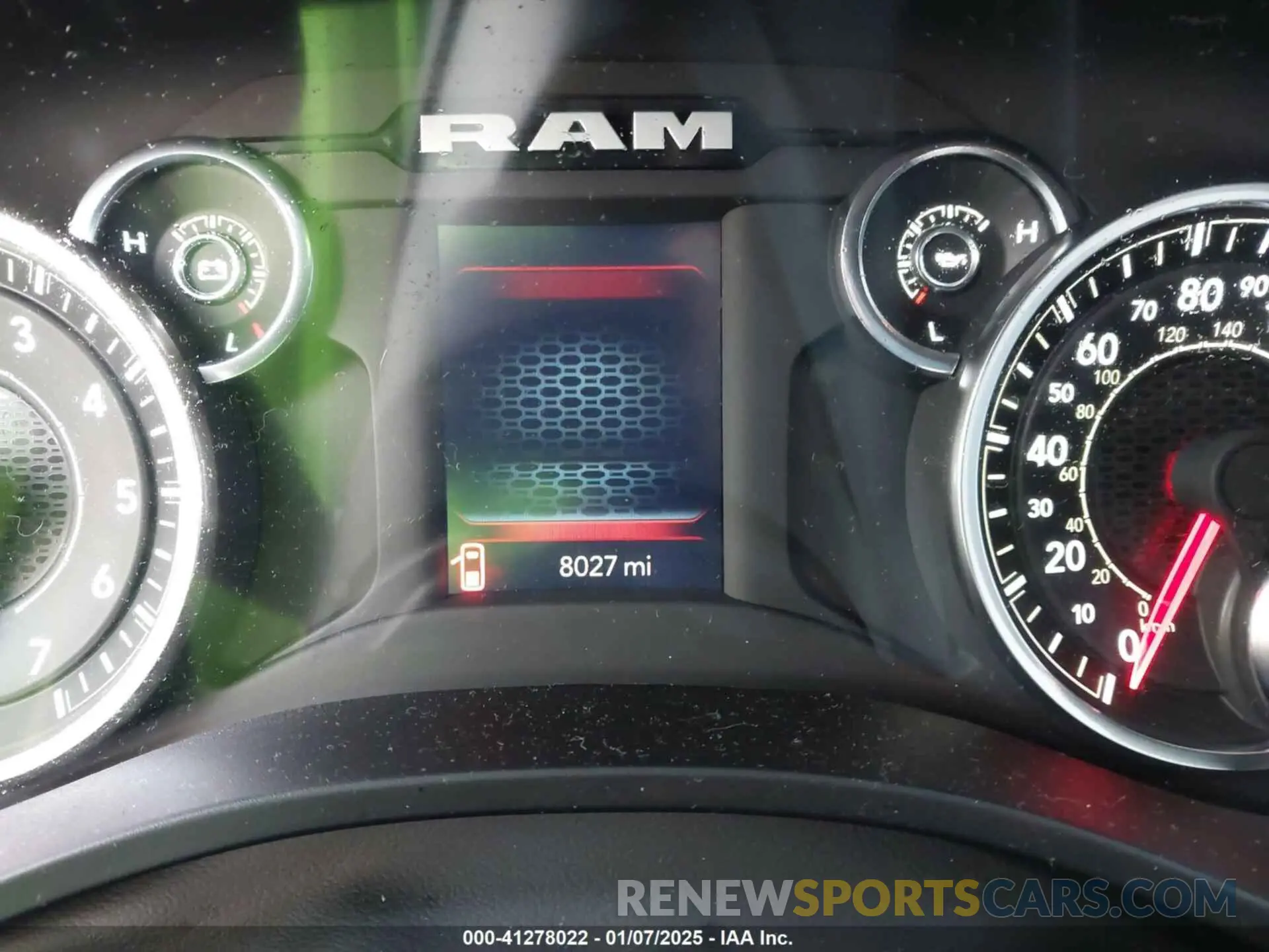 7 fotografías del automóvil dañado 1C6RRFFG6SN504120 RAM 1500 2025