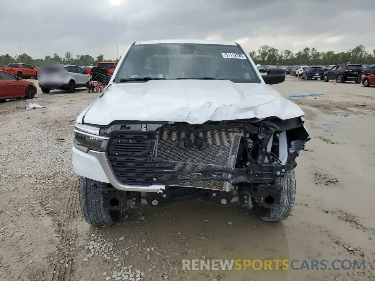 5 fotografías del automóvil dañado 1C6RRFGG0SN541100 RAM 1500 2025