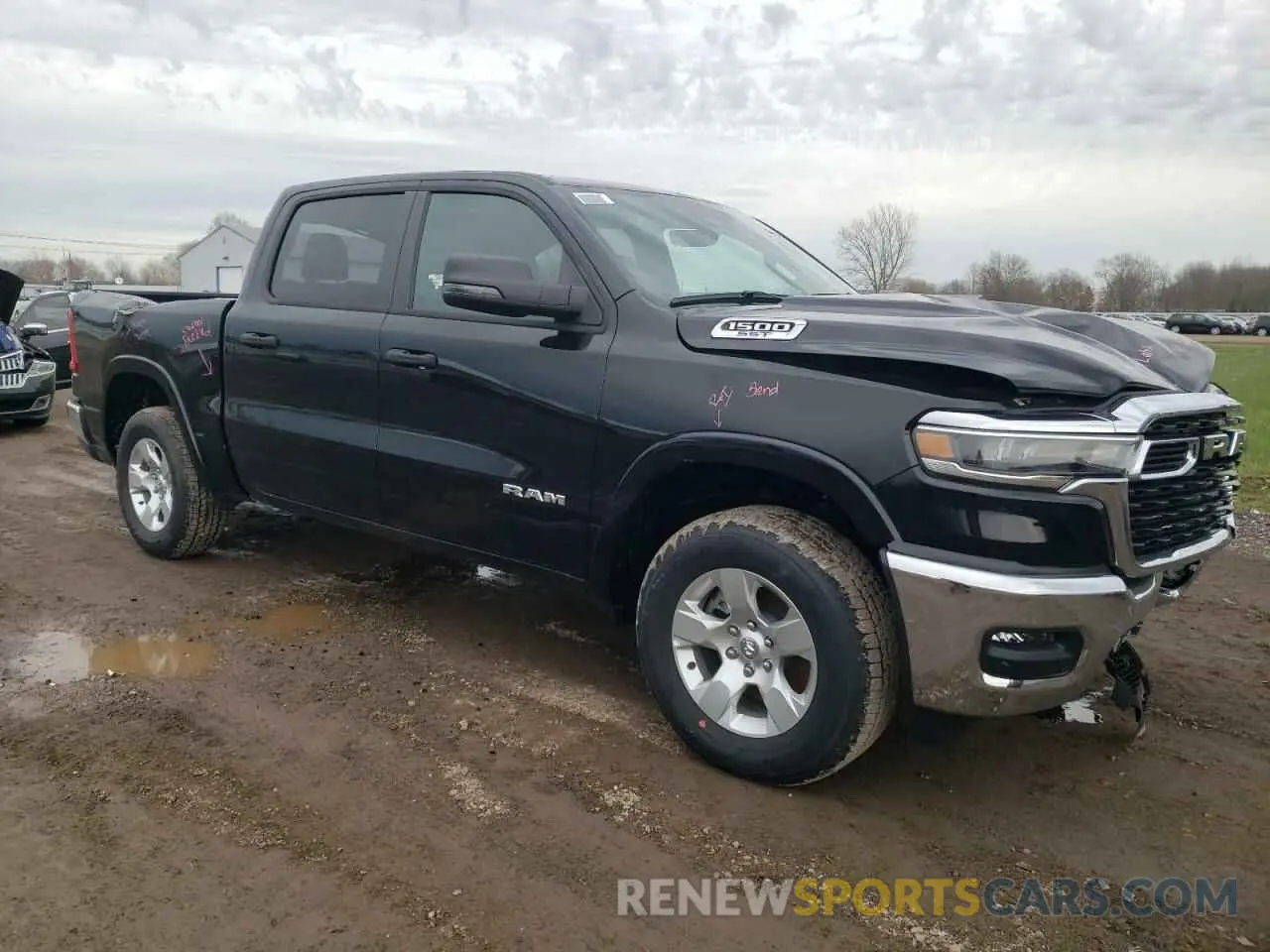 4 fotografías del automóvil dañado 1C6SRFFP0SN559311 RAM 1500 2025