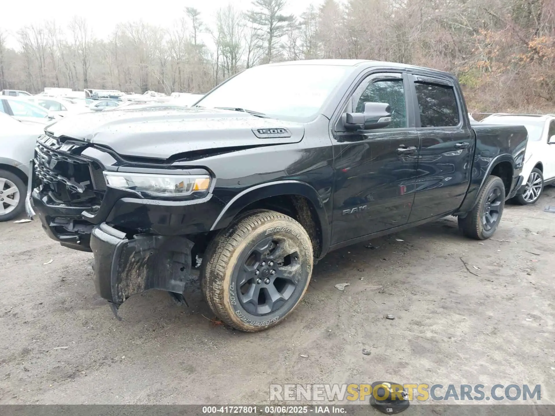 2 fotografías del automóvil dañado 1C6SRFFP2SN544955 RAM 1500 2025