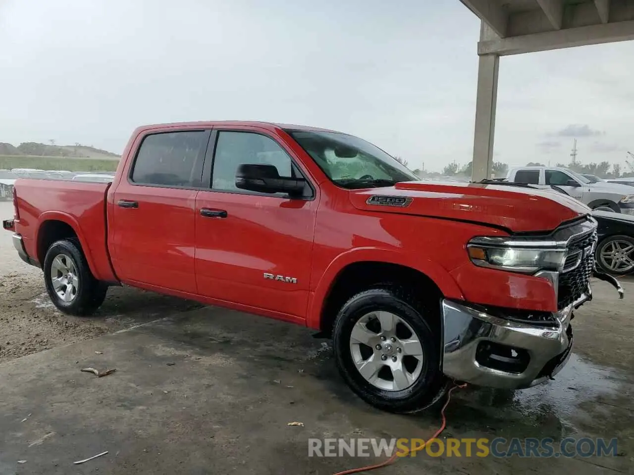 4 fotografías del automóvil dañado 1C6SRFFP7SN581838 RAM 1500 2025