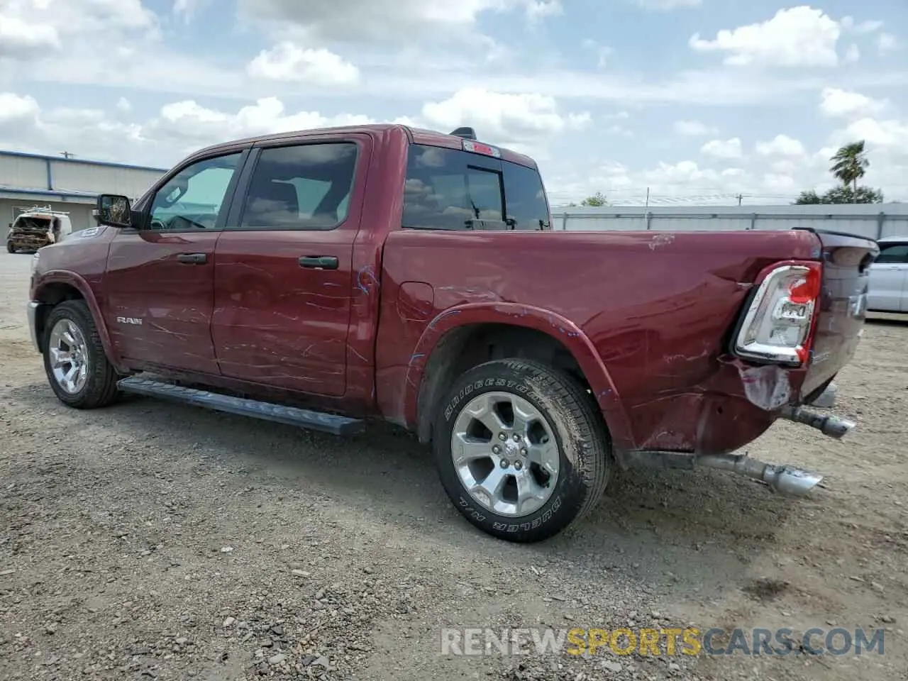 2 fotografías del automóvil dañado 1C6SRFFP7SN600291 RAM 1500 2025