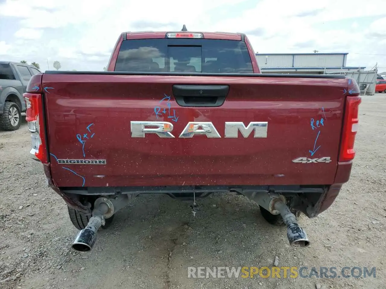 6 fotografías del automóvil dañado 1C6SRFFP7SN600291 RAM 1500 2025
