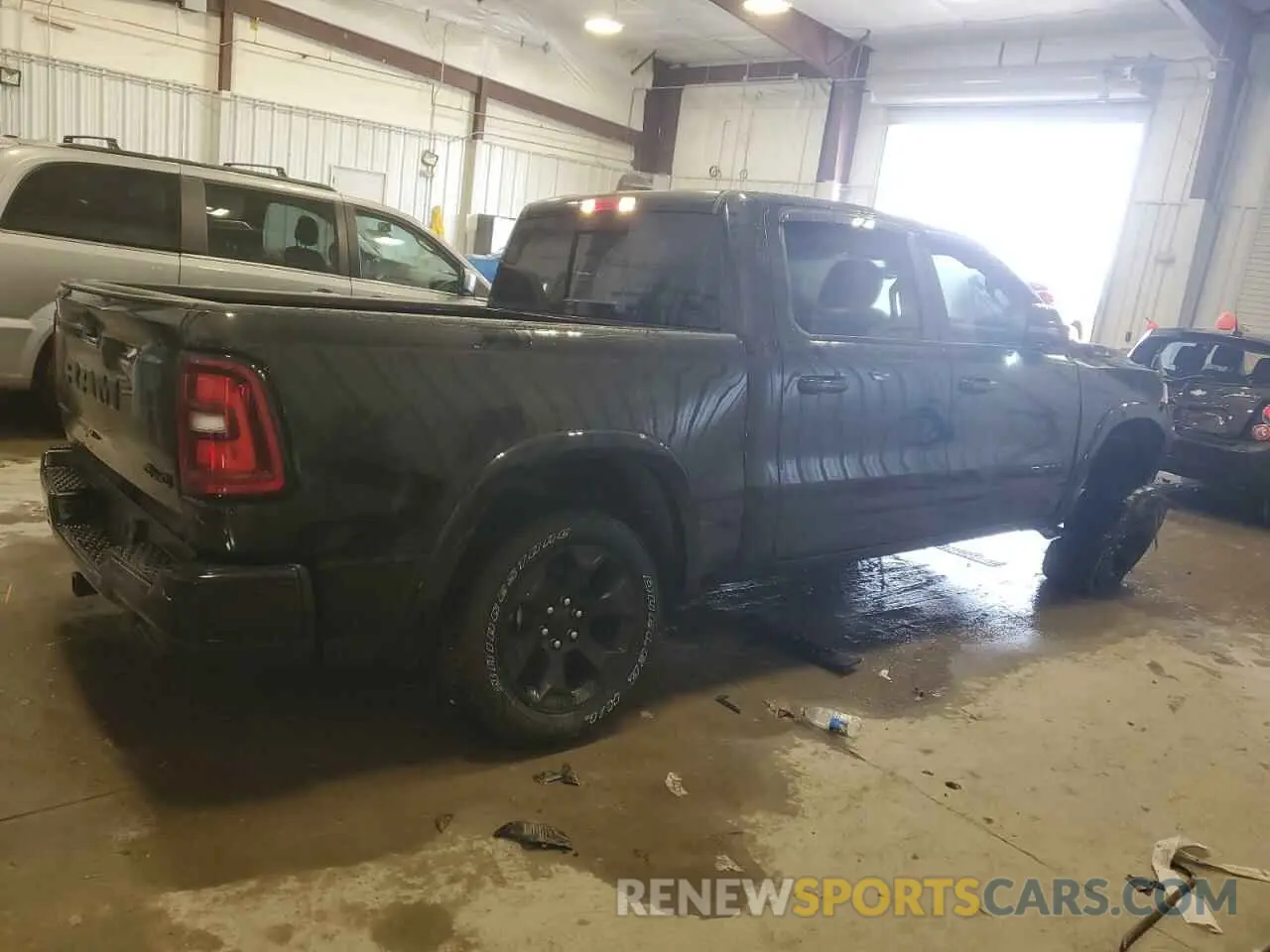 3 fotografías del automóvil dañado 1C6SRFFP8SN625765 RAM 1500 2025