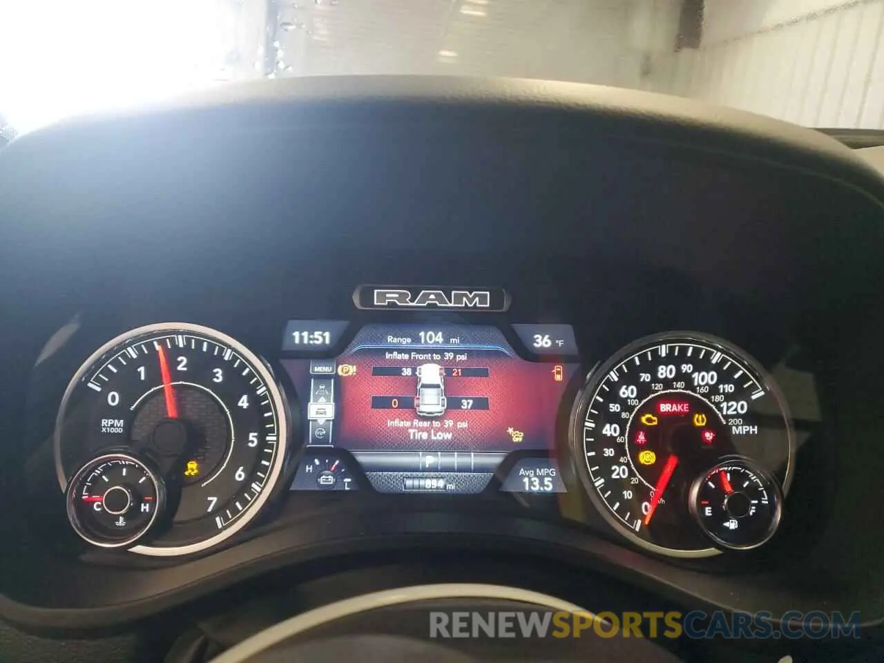 9 fotografías del automóvil dañado 1C6SRFFP8SN625765 RAM 1500 2025