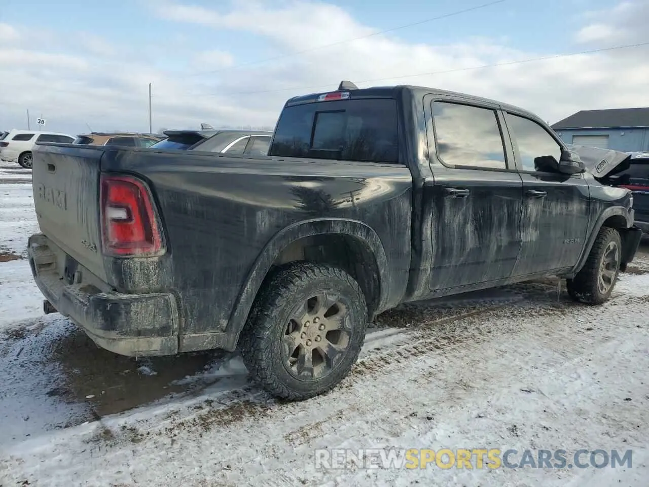 3 fotografías del automóvil dañado 1C6SRFFPXSN513534 RAM 1500 2025
