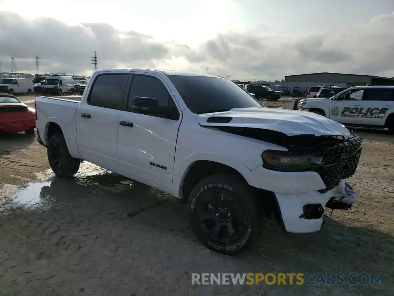 4 fotografías del automóvil dañado 1C6SRFFPXSN521827 RAM 1500 2025