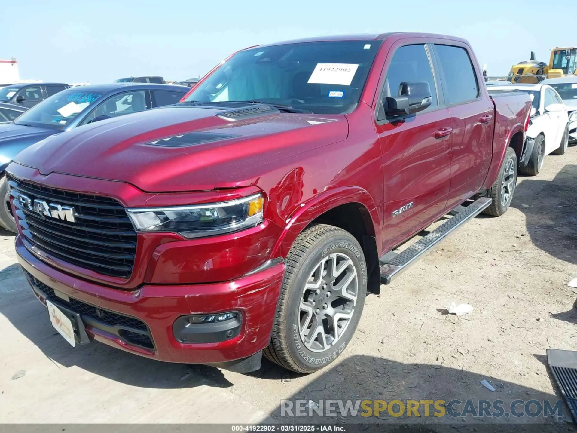 2 fotografías del automóvil dañado 1C6SRFJP0SN510312 RAM 1500 2025