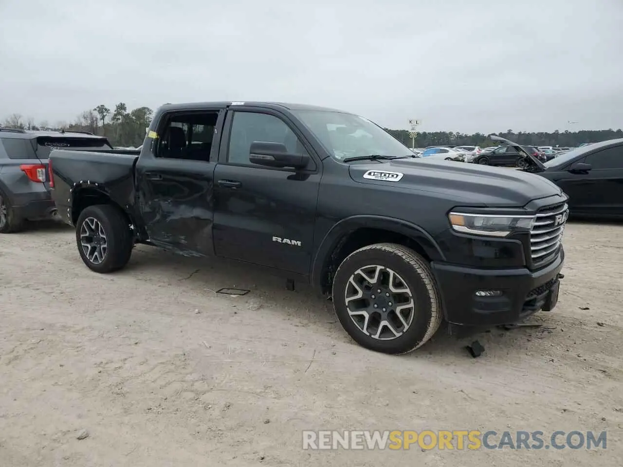 4 fotografías del automóvil dañado 1C6SRFJP5SN593154 RAM 1500 2025