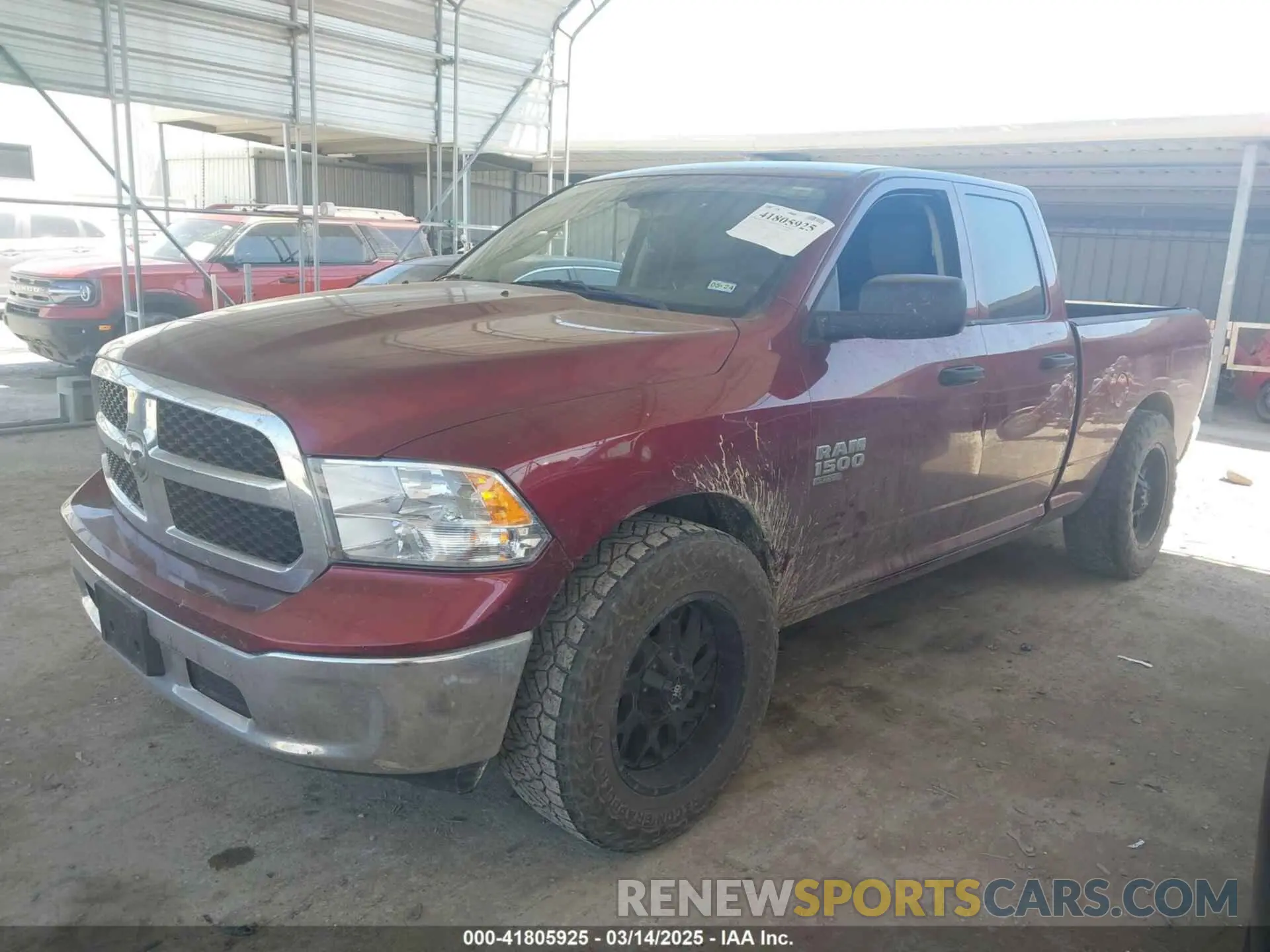 2 fotografías del automóvil dañado 1C6RR6FG7KS704795 RAM 1500 CLASSIC 2019