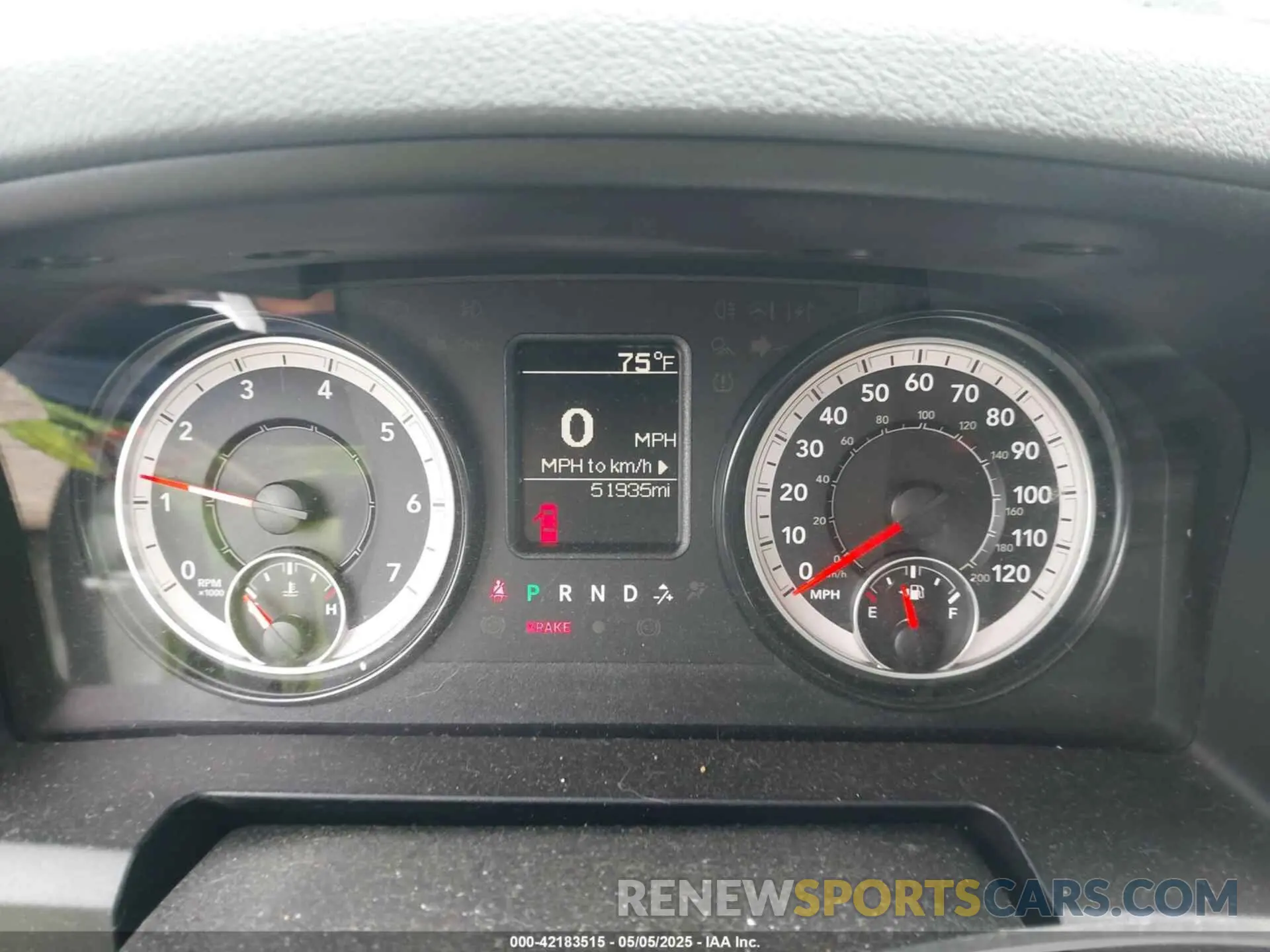 7 fotografías del automóvil dañado 1C6RR6FT5KS622433 RAM 1500 CLASSIC 2019