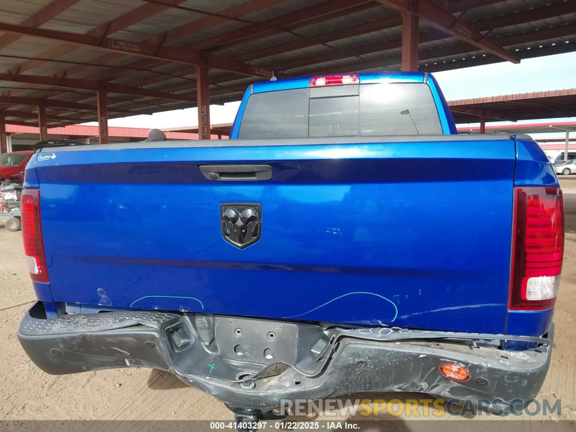 16 fotografías del automóvil dañado 1C6RR6GG2KS695034 RAM 1500 CLASSIC 2019