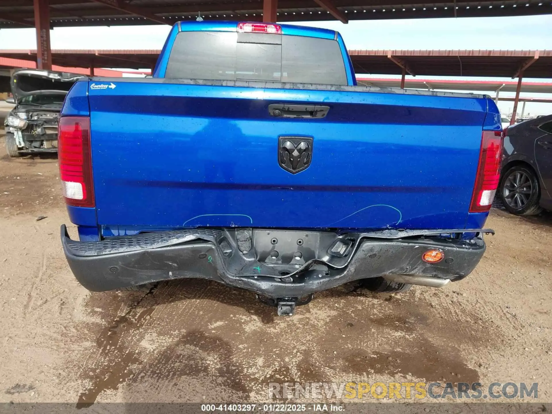 6 fotografías del automóvil dañado 1C6RR6GG2KS695034 RAM 1500 CLASSIC 2019