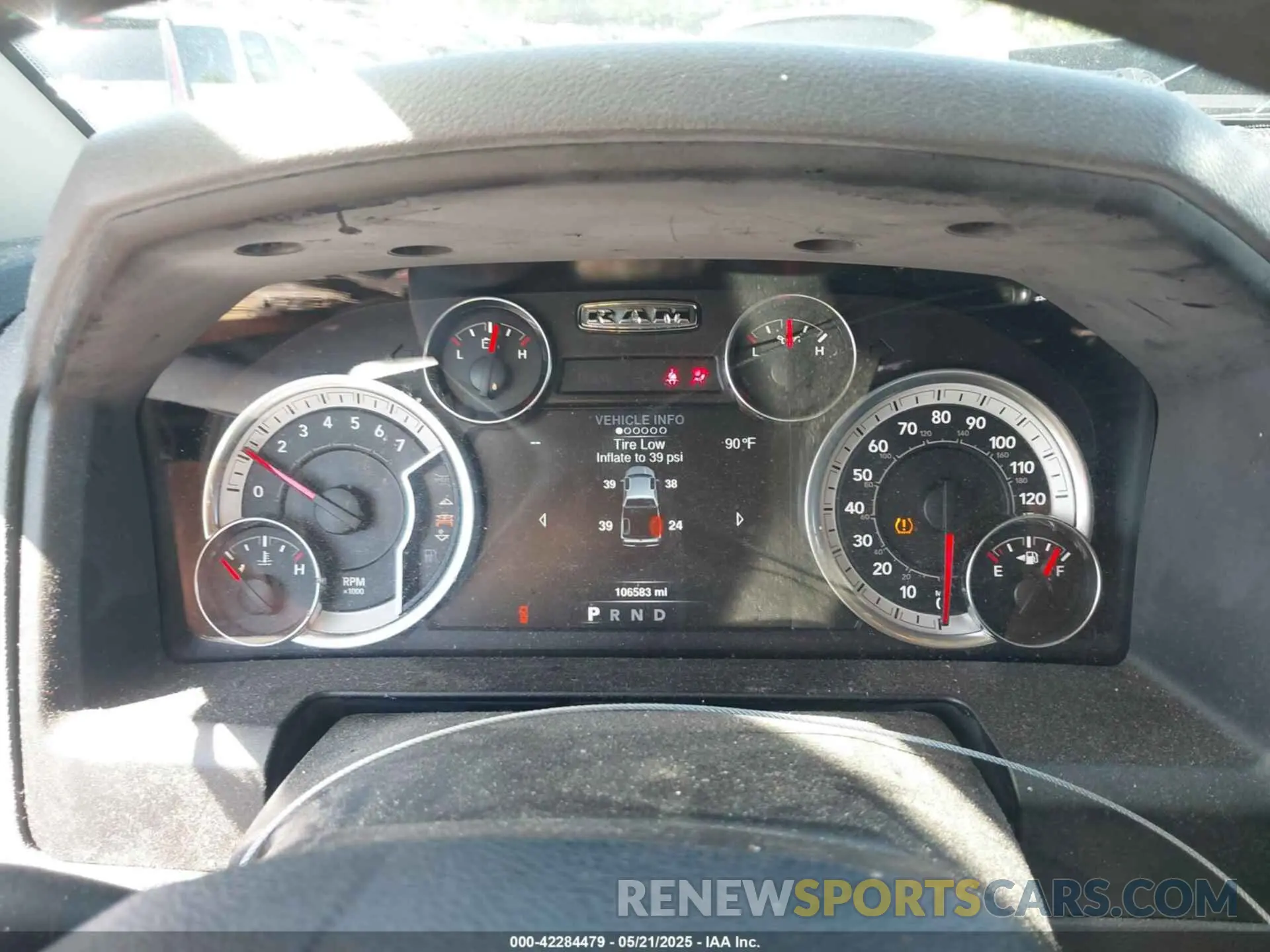 7 fotografías del automóvil dañado 1C6RR6GTXKS732022 RAM 1500 CLASSIC 2019