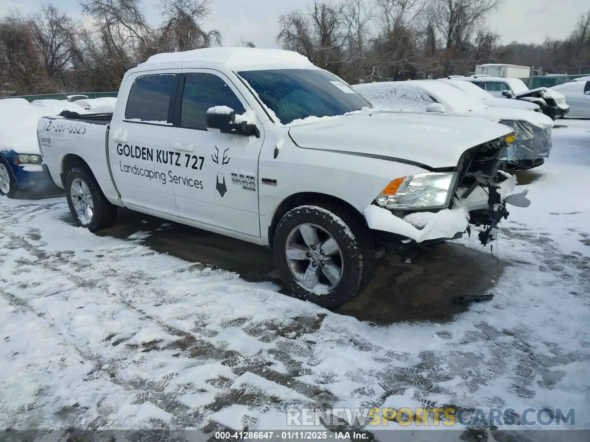 1 fotografías del automóvil dañado 1C6RR6LT9KS563682 RAM 1500 CLASSIC 2019