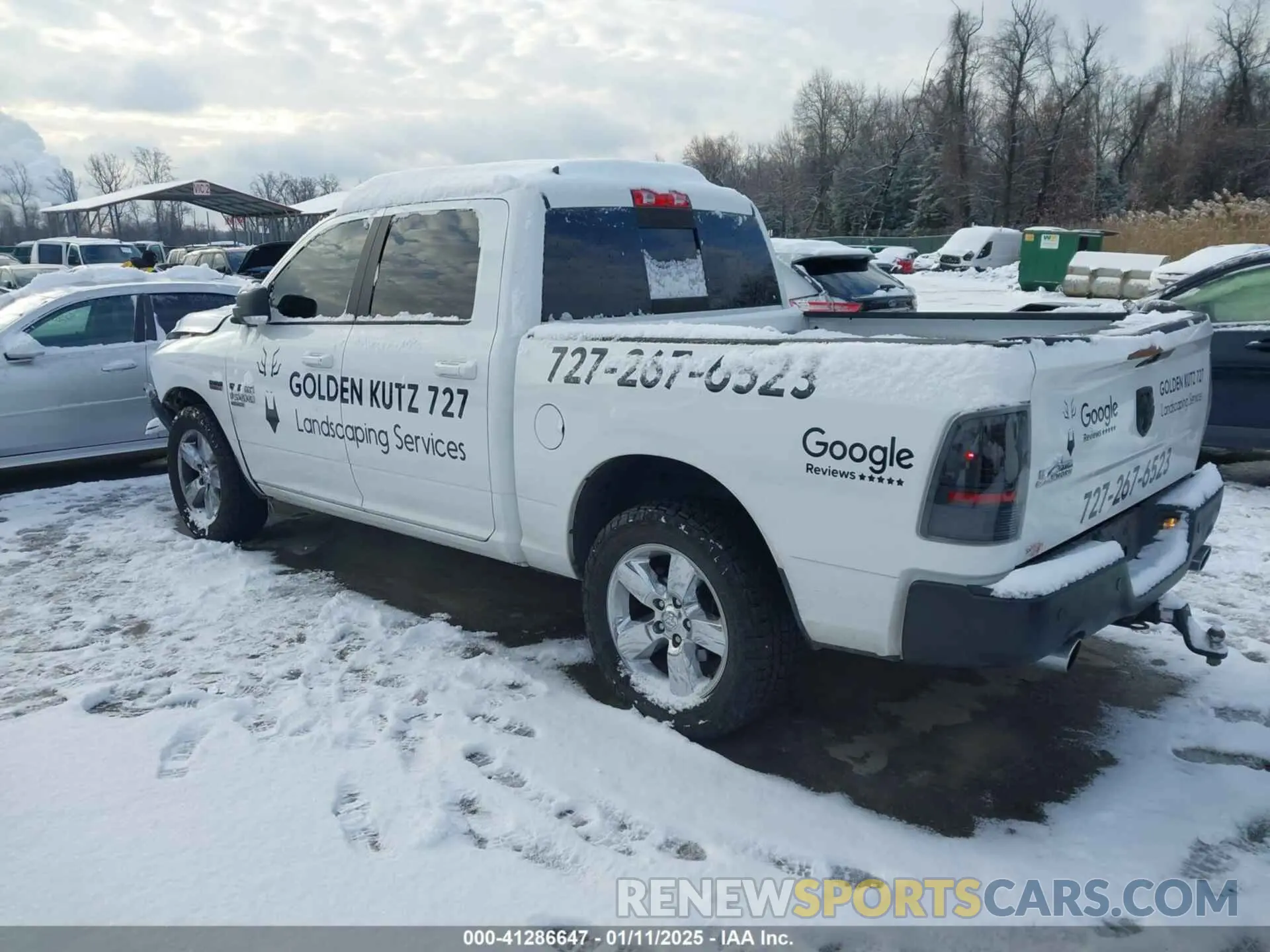 3 fotografías del automóvil dañado 1C6RR6LT9KS563682 RAM 1500 CLASSIC 2019