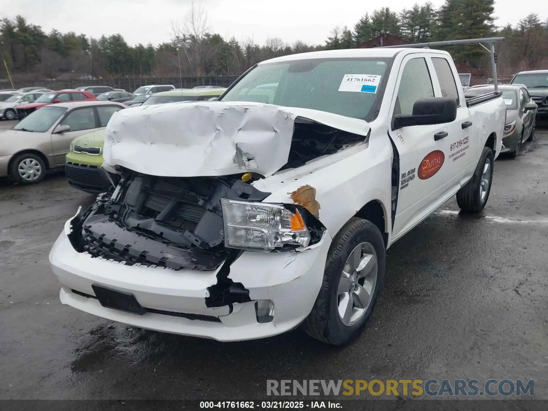 2 fotografías del automóvil dañado 1C6RR7FG9KS646937 RAM 1500 CLASSIC 2019