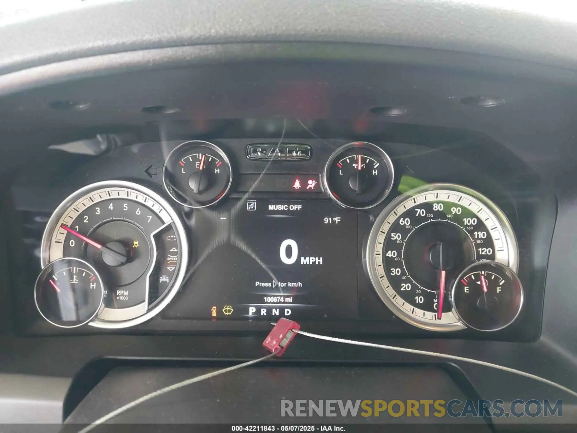 7 fotografías del automóvil dañado 1C6RR7LT7KS665780 RAM 1500 CLASSIC 2019