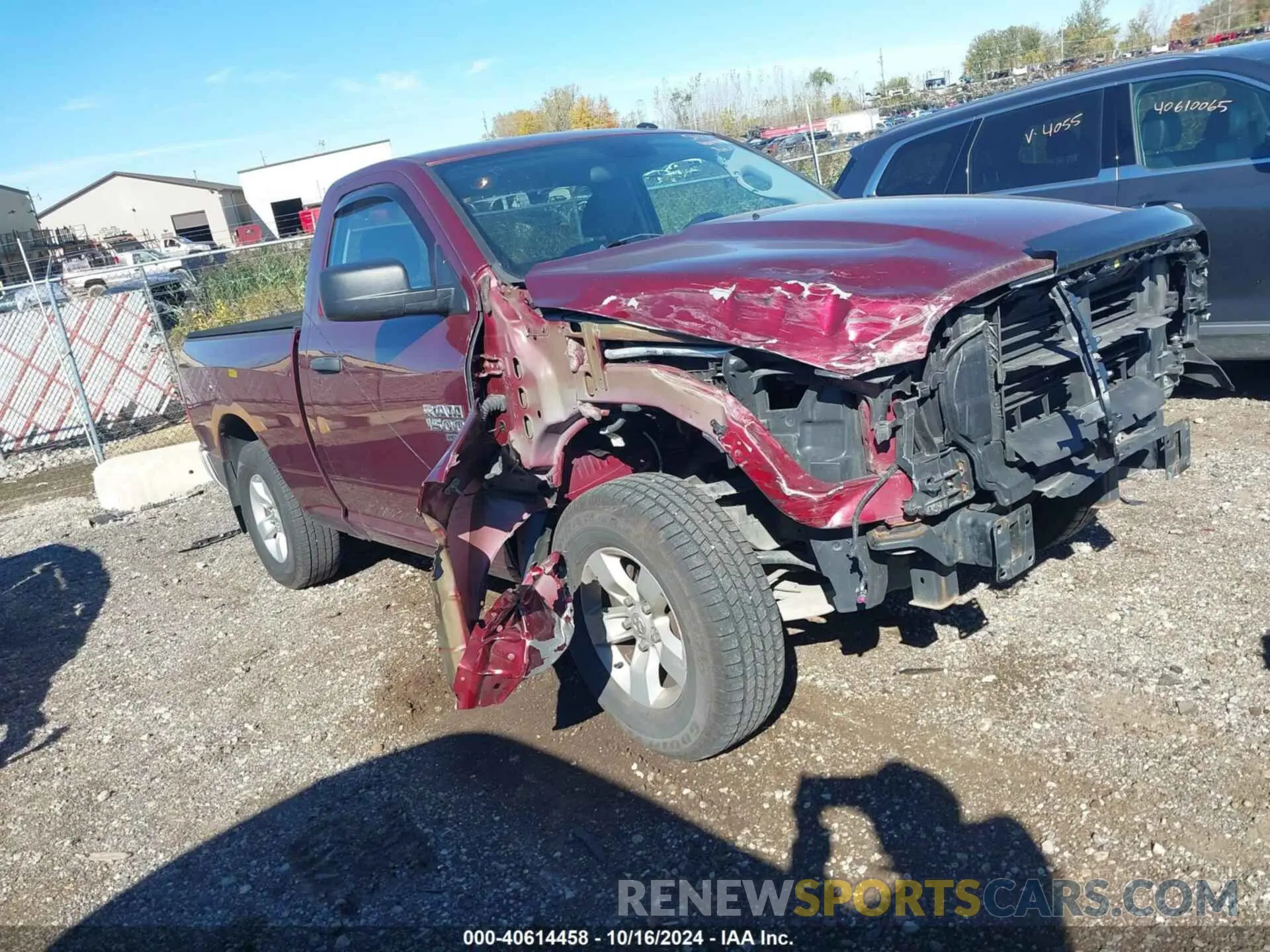 1 fotografías del automóvil dañado 3C6JR6AG7KG506245 RAM 1500 CLASSIC 2019