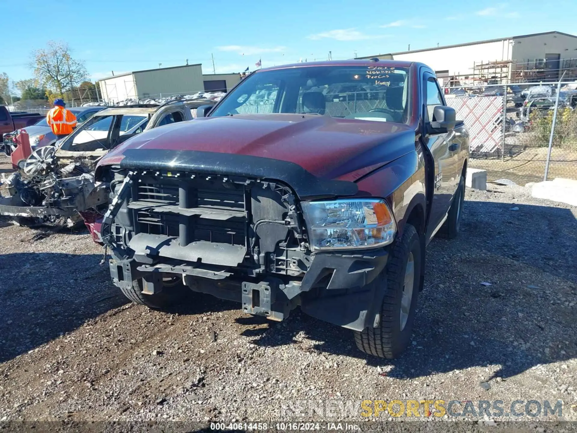6 fotografías del automóvil dañado 3C6JR6AG7KG506245 RAM 1500 CLASSIC 2019