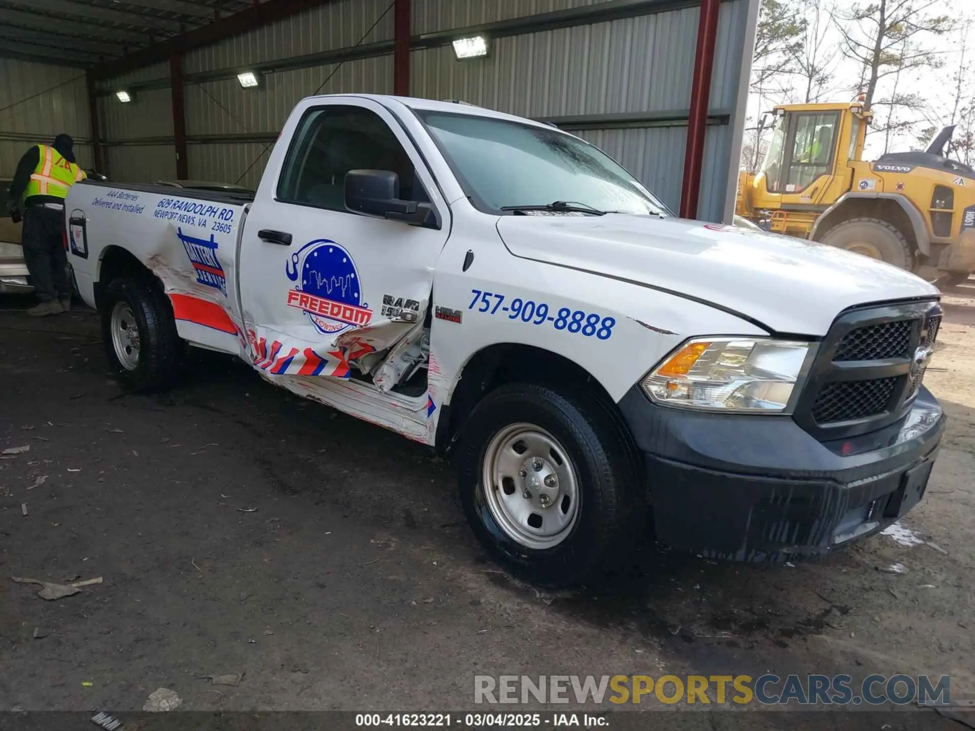 1 fotografías del automóvil dañado 3C6JR6DTXKG580090 RAM 1500 CLASSIC 2019