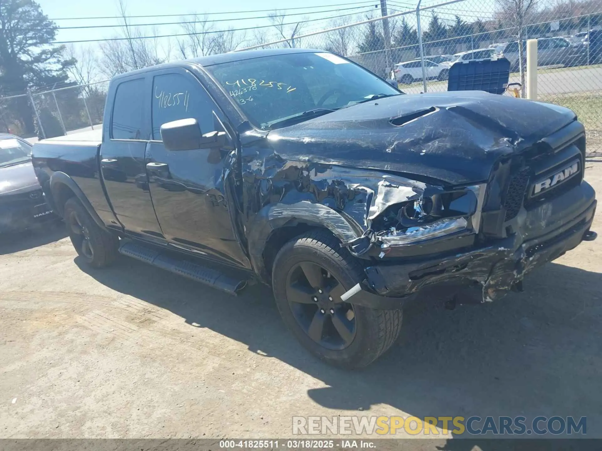 1 fotografías del automóvil dañado 1C6RR7GG5LS138027 RAM 1500 CLASSIC 2020