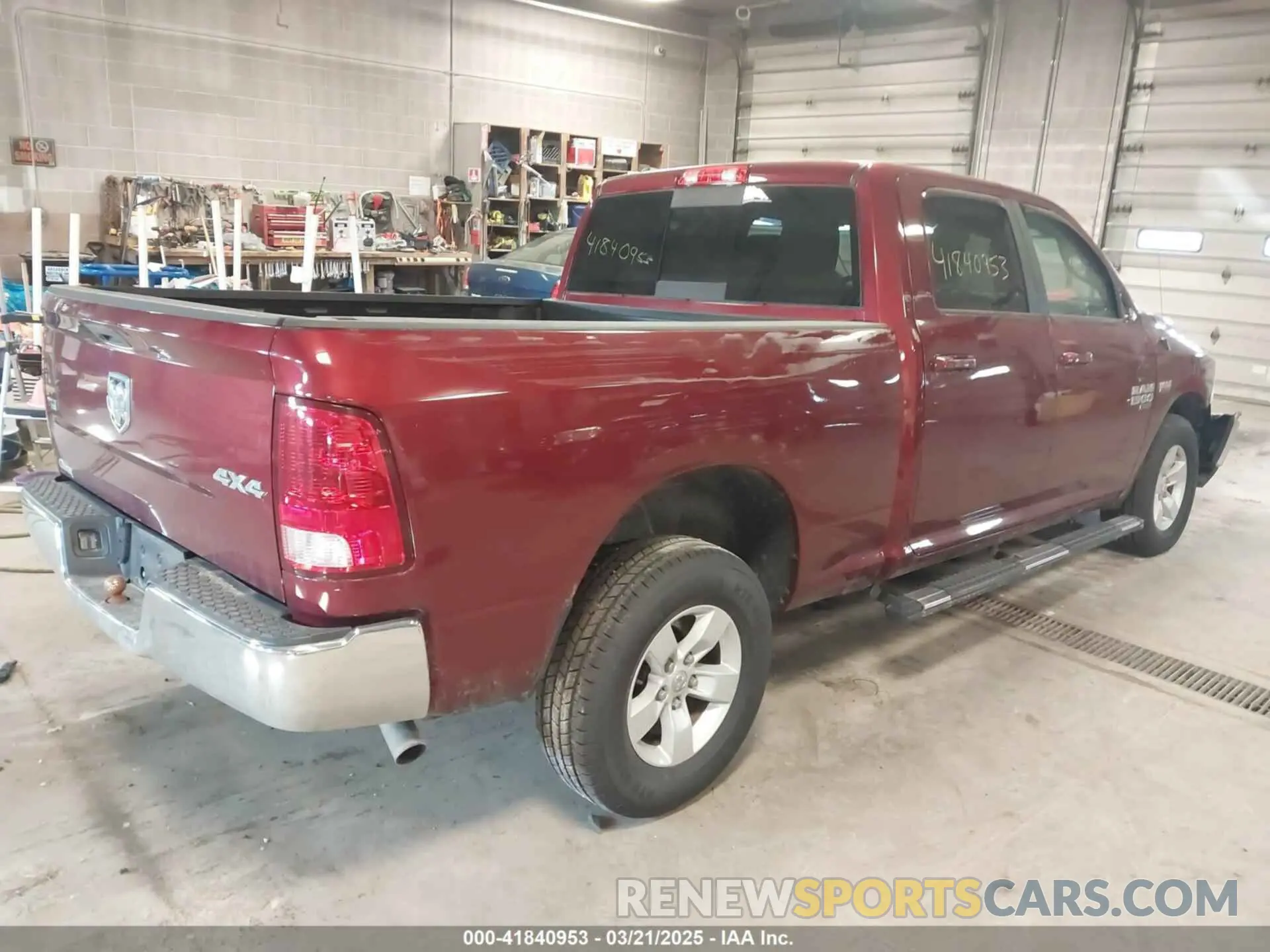 4 fotografías del automóvil dañado 1C6RR7TTXLS101249 RAM 1500 CLASSIC 2020