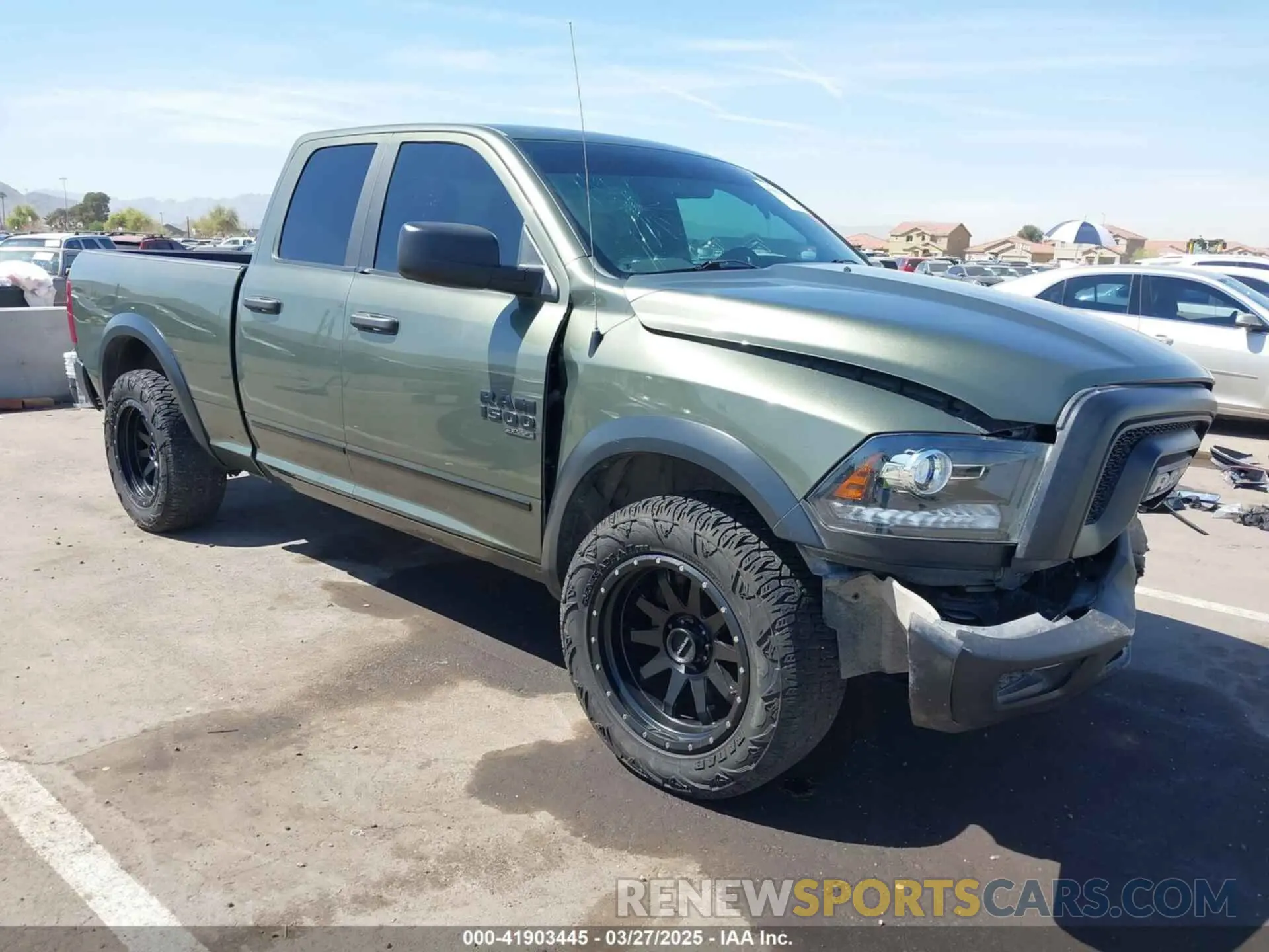 1 fotografías del automóvil dañado 1C6RR6GG1MSF86277 RAM 1500 CLASSIC 2021