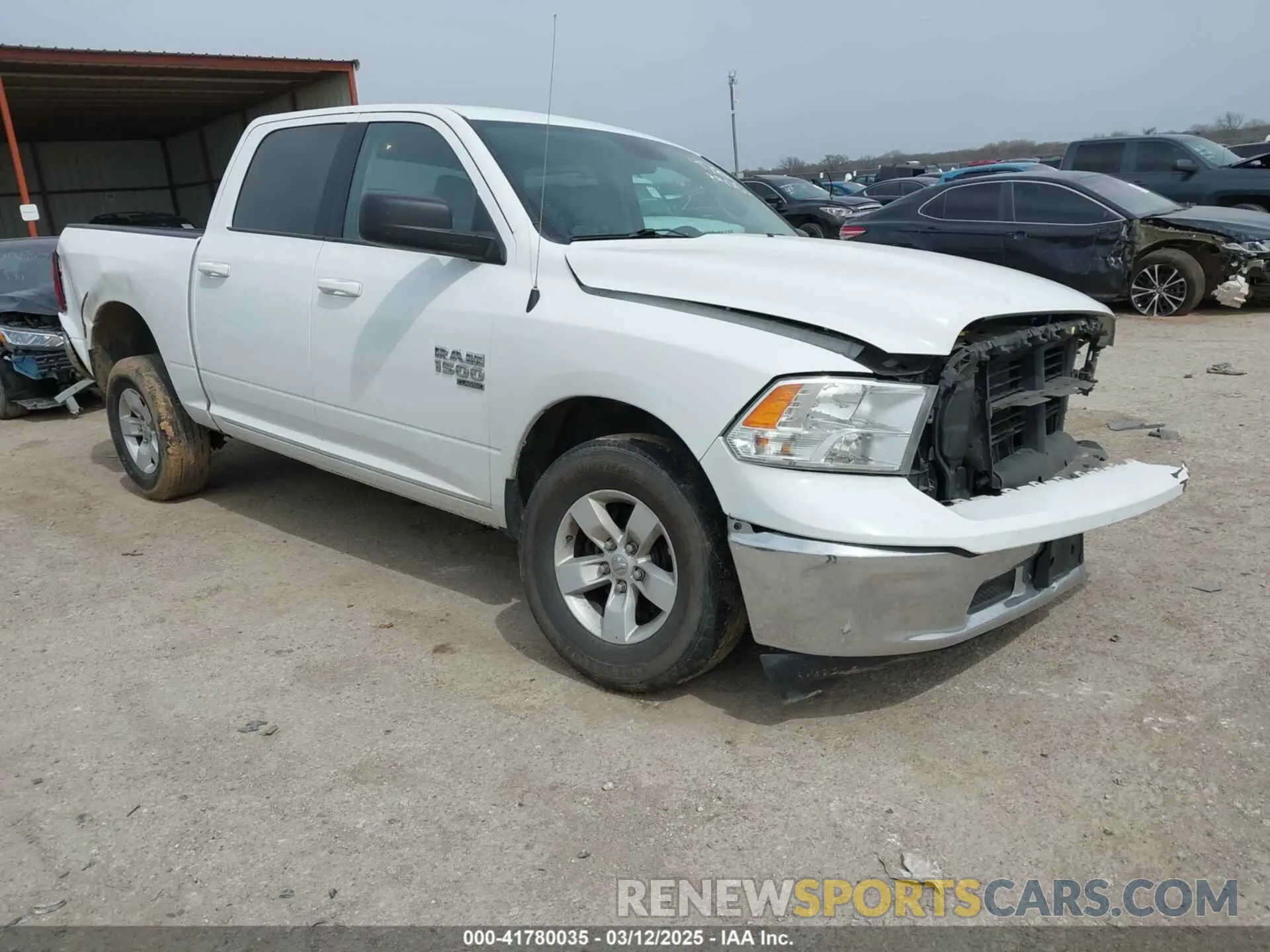 1 fotografías del automóvil dañado 1C6RR6LGXMS539333 RAM 1500 CLASSIC 2021