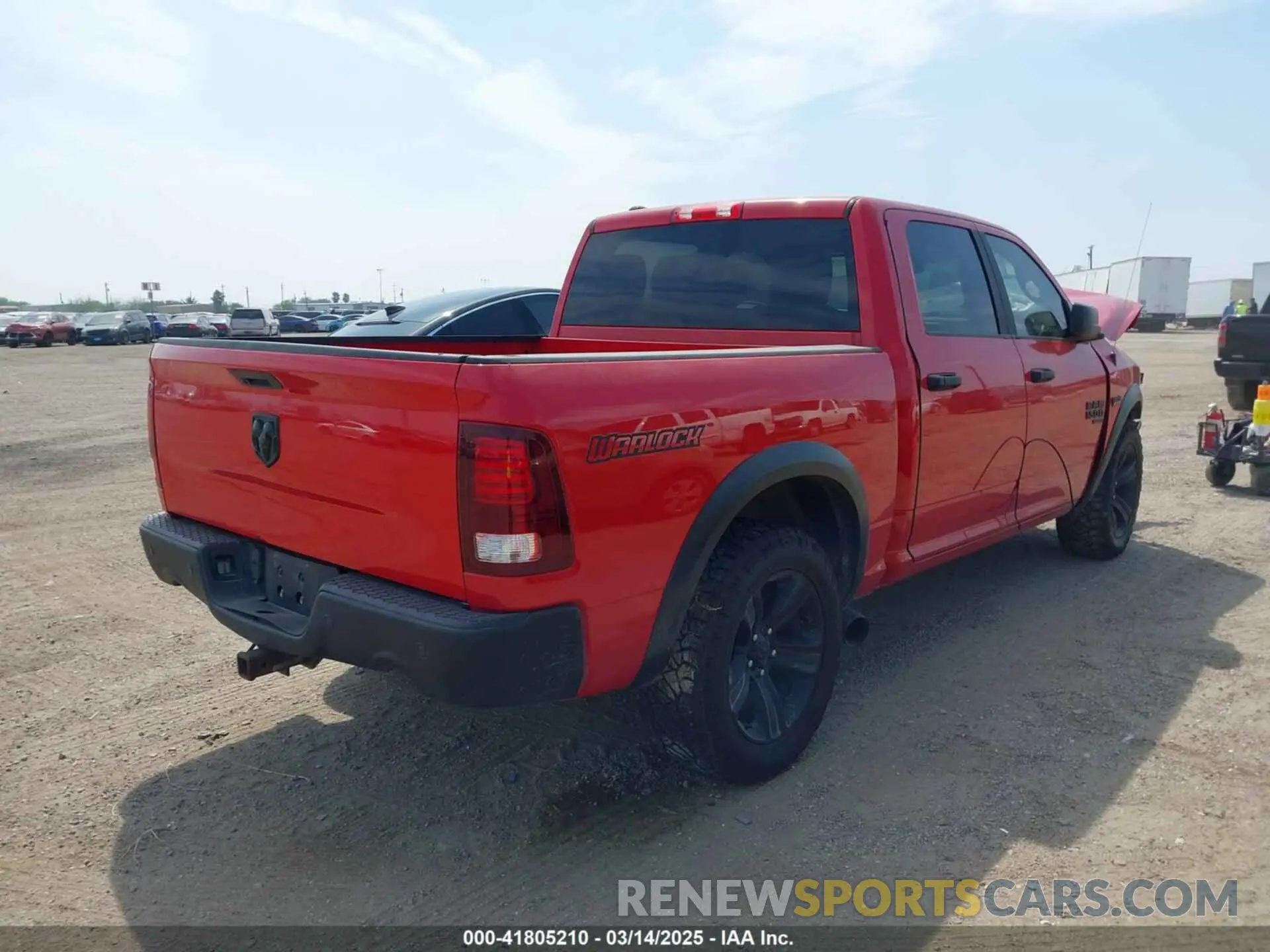 4 fotografías del automóvil dañado 1C6RR6LTXMS560440 RAM 1500 CLASSIC 2021