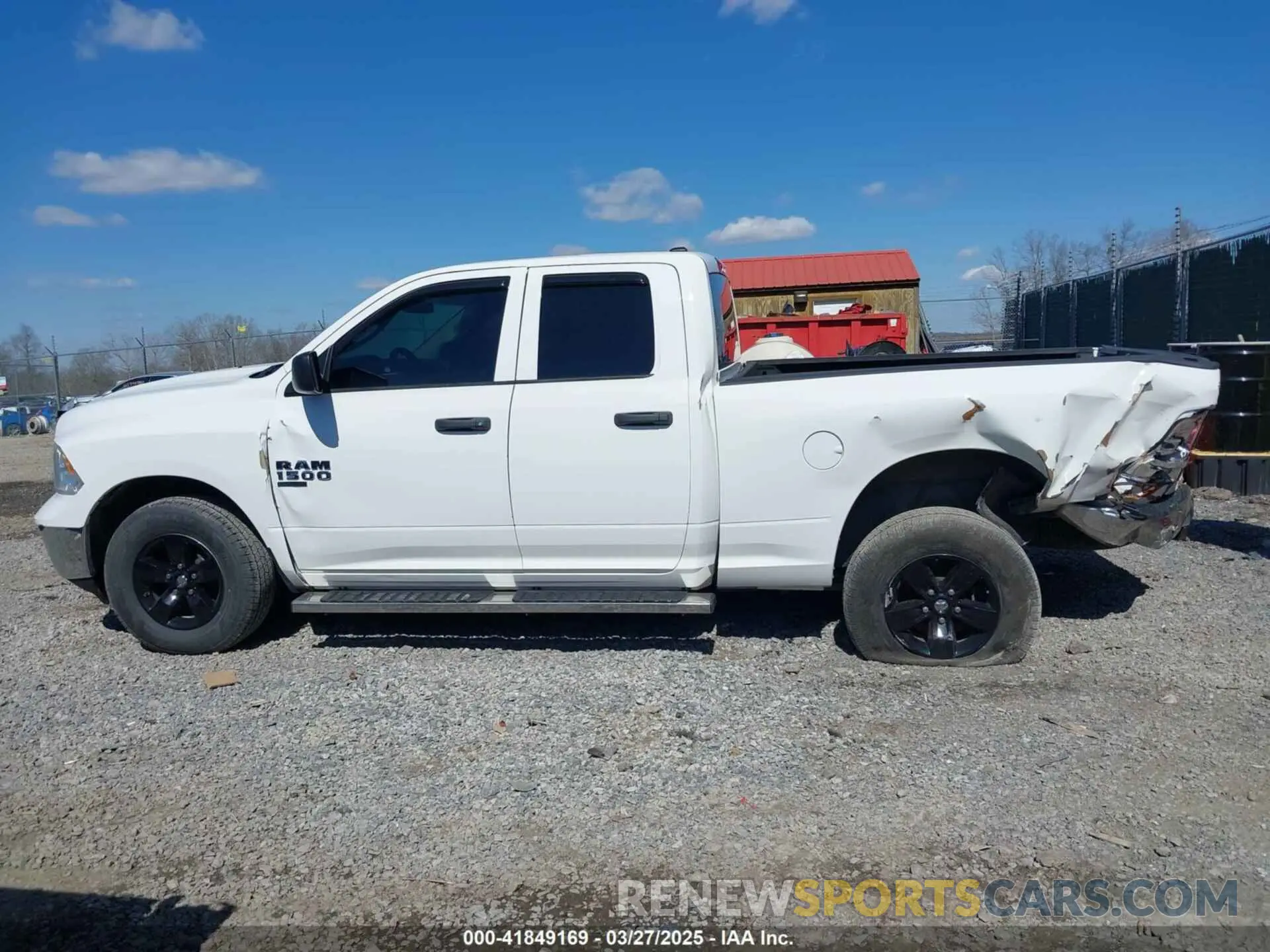 14 fotografías del automóvil dañado 1C6RR7FGXMS507175 RAM 1500 CLASSIC 2021
