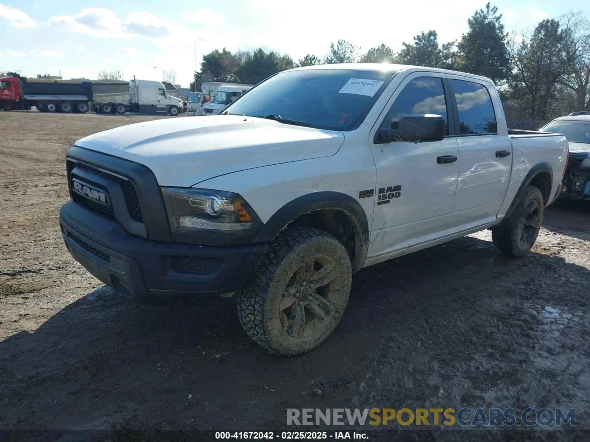 2 fotografías del automóvil dañado 1C6RR7LT3MS528516 RAM 1500 CLASSIC 2021