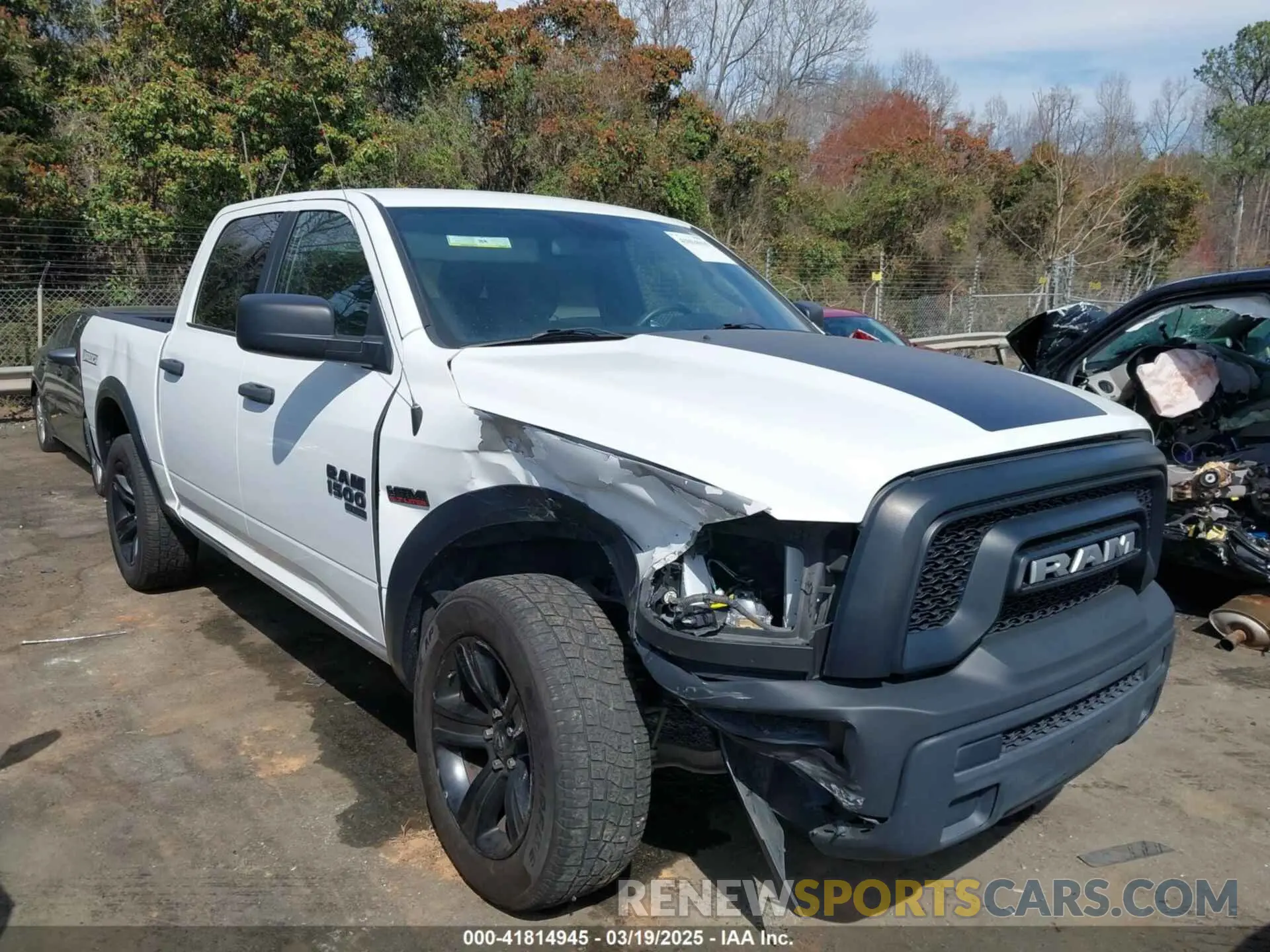 1 fotografías del automóvil dañado 1C6RR7LT8MS528592 RAM 1500 CLASSIC 2021