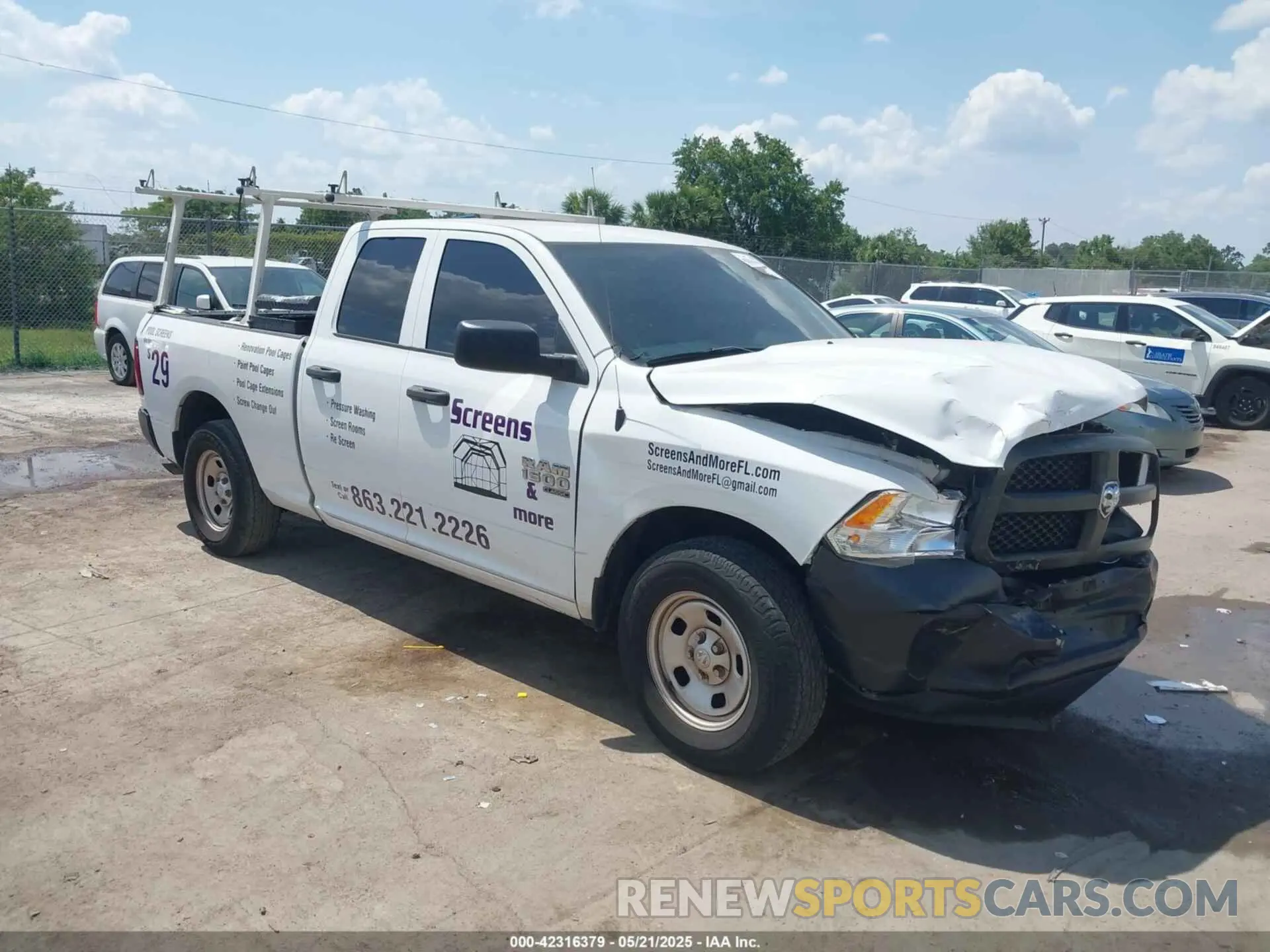 1 fotografías del automóvil dañado 1C6RR6FG5NS154825 RAM 1500 CLASSIC 2022