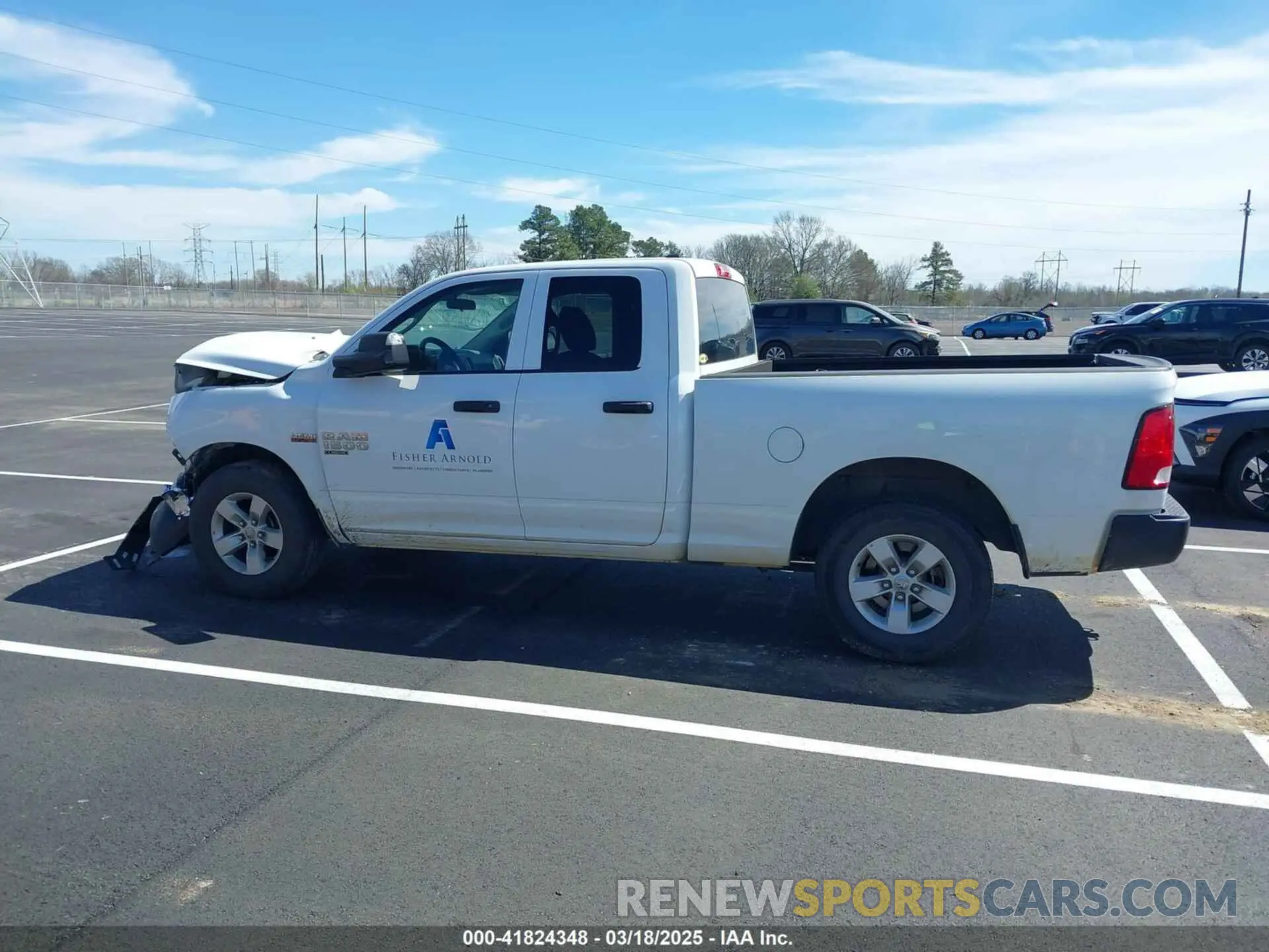14 fotografías del automóvil dañado 1C6RR7FT5NS250019 RAM 1500 CLASSIC 2022