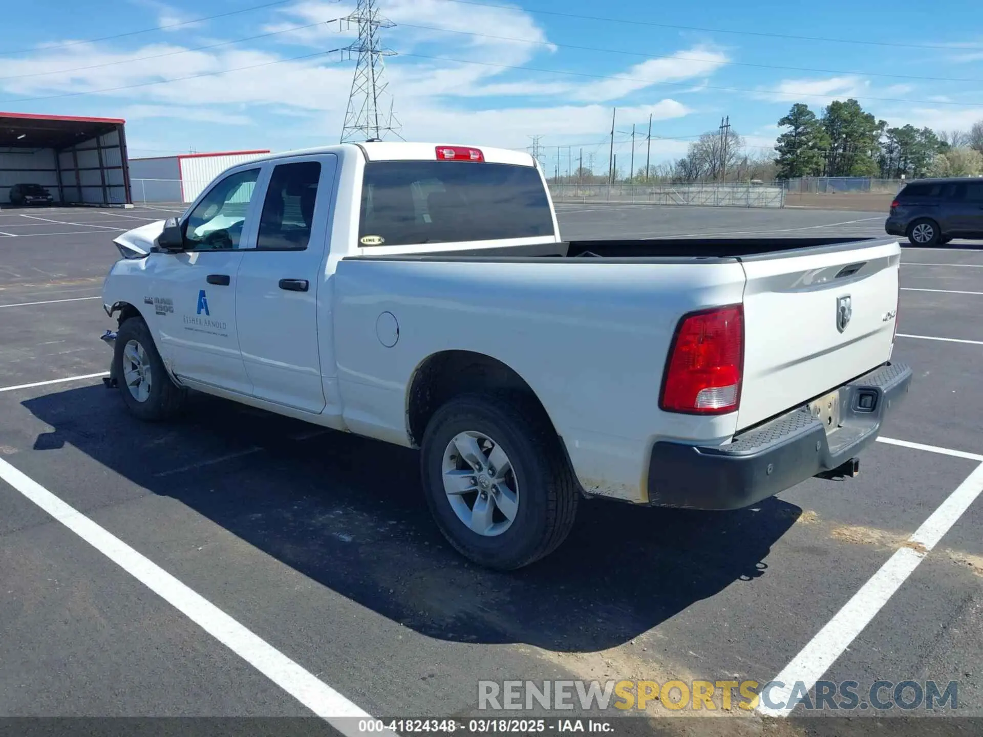 3 fotografías del automóvil dañado 1C6RR7FT5NS250019 RAM 1500 CLASSIC 2022