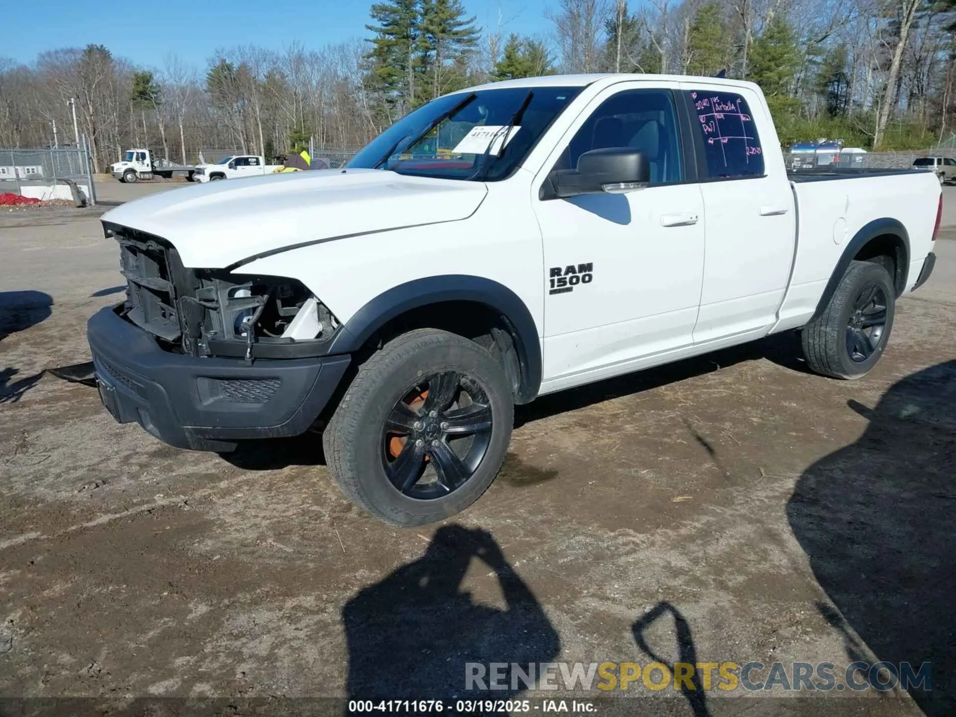 2 fotografías del automóvil dañado 1C6RR7GG8NS122018 RAM 1500 CLASSIC 2022