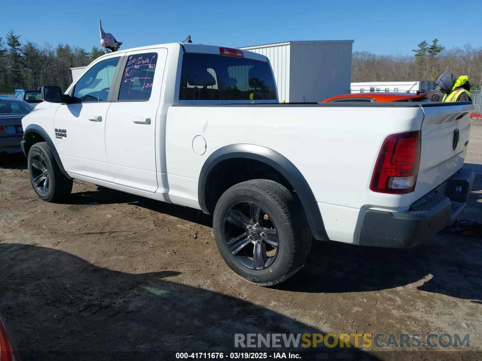 3 fotografías del automóvil dañado 1C6RR7GG8NS122018 RAM 1500 CLASSIC 2022
