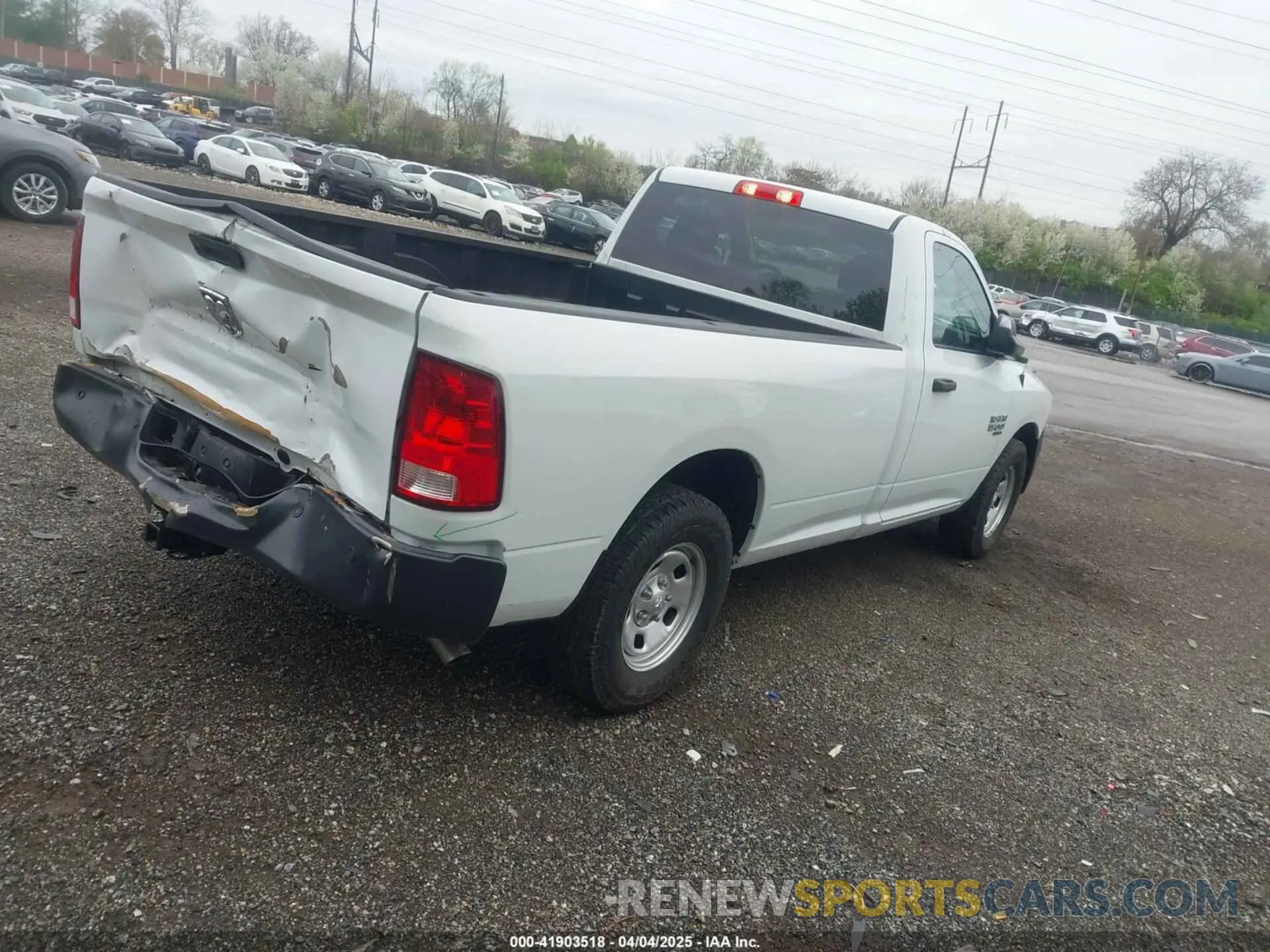 4 fotografías del automóvil dañado 3C6JR6DG4NG330058 RAM 1500 CLASSIC 2022