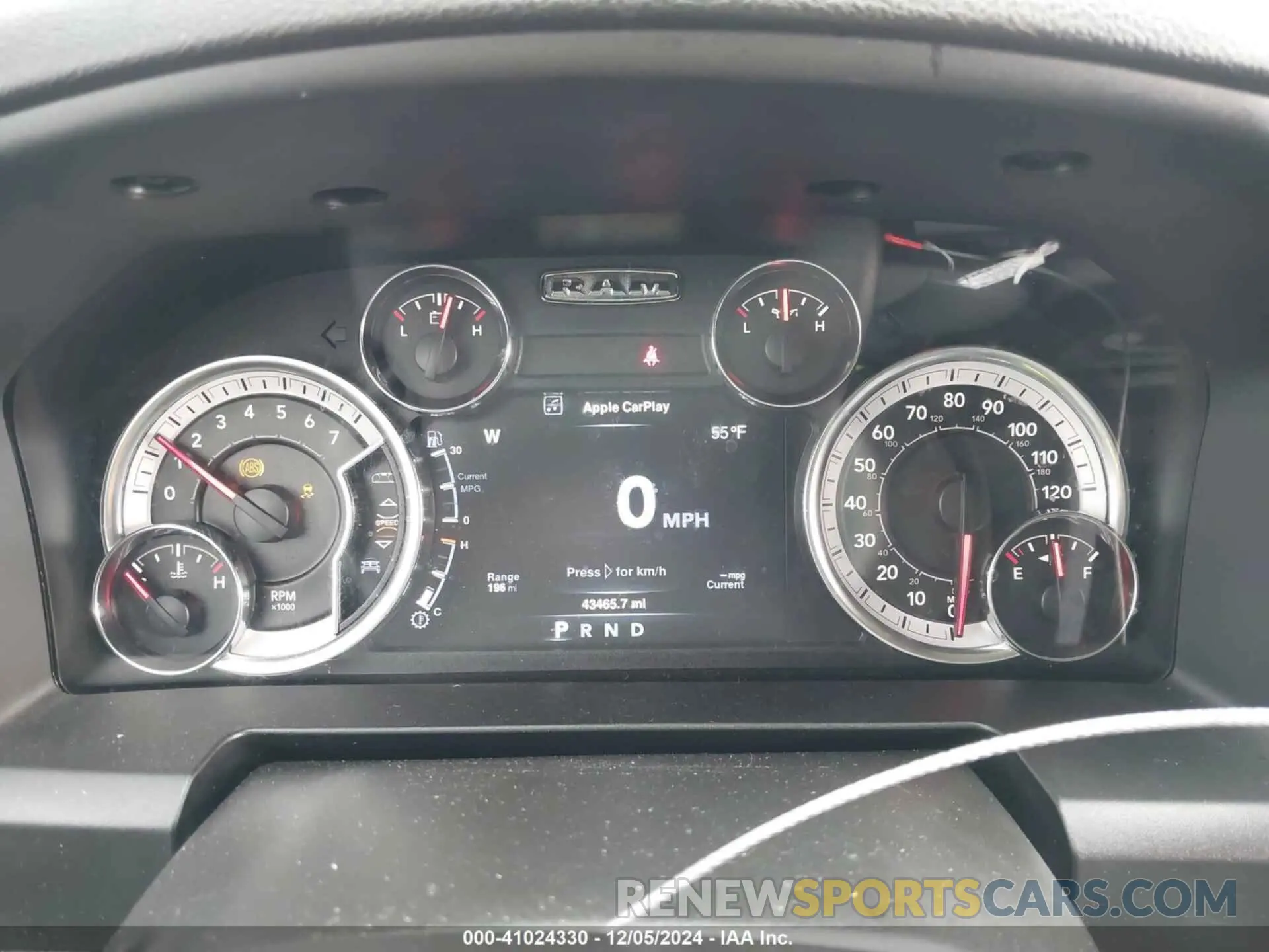 7 fotografías del automóvil dañado 3C6RR6KG3NG307425 RAM 1500 CLASSIC 2022