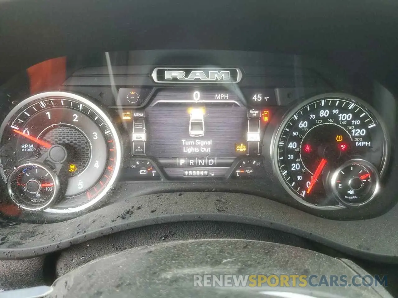 9 fotografías del automóvil dañado 3C6UR5CL7KG661623 RAM 2500 2019