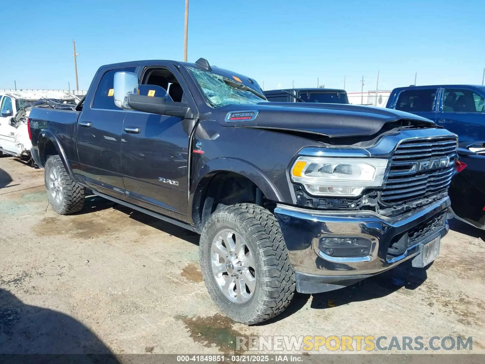 1 fotografías del automóvil dañado 3C6UR5FL3KG595244 RAM 2500 2019