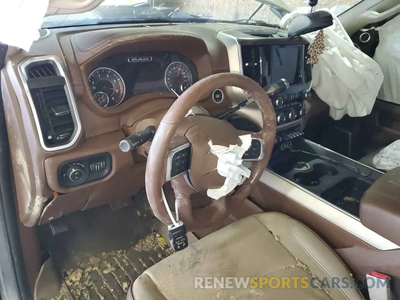 8 fotografías del automóvil dañado 3C6UR5FL7LG196466 RAM 2500 2020