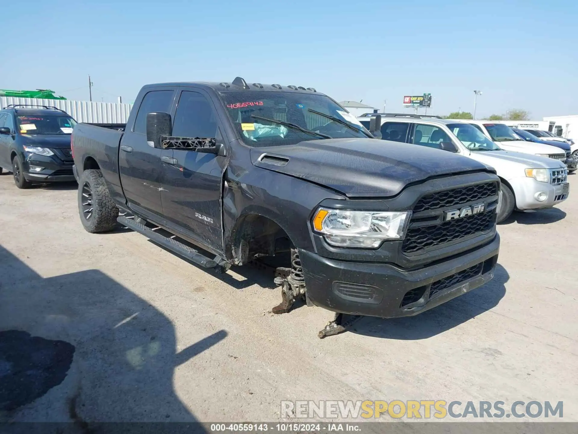 1 fotografías del automóvil dañado 3C6UR5CJ1MG584023 RAM 2500 2021