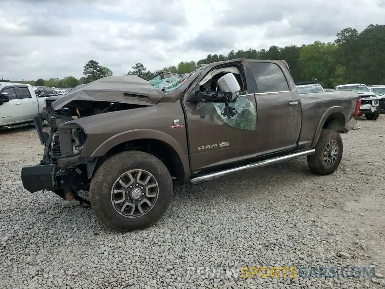 1 fotografías del automóvil dañado 3C6UR5GL6MG624236 RAM 2500 2021