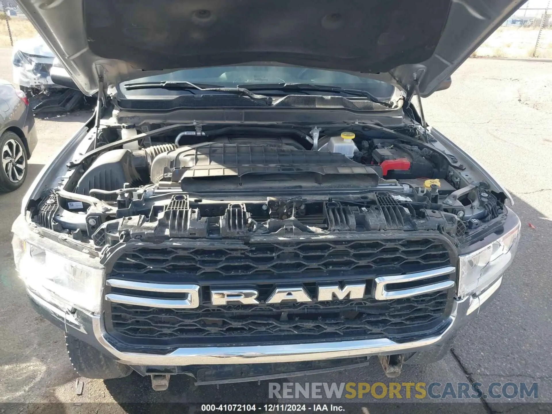 10 fotografías del automóvil dañado 3C6UR5HJ9MG610232 RAM 2500 2021