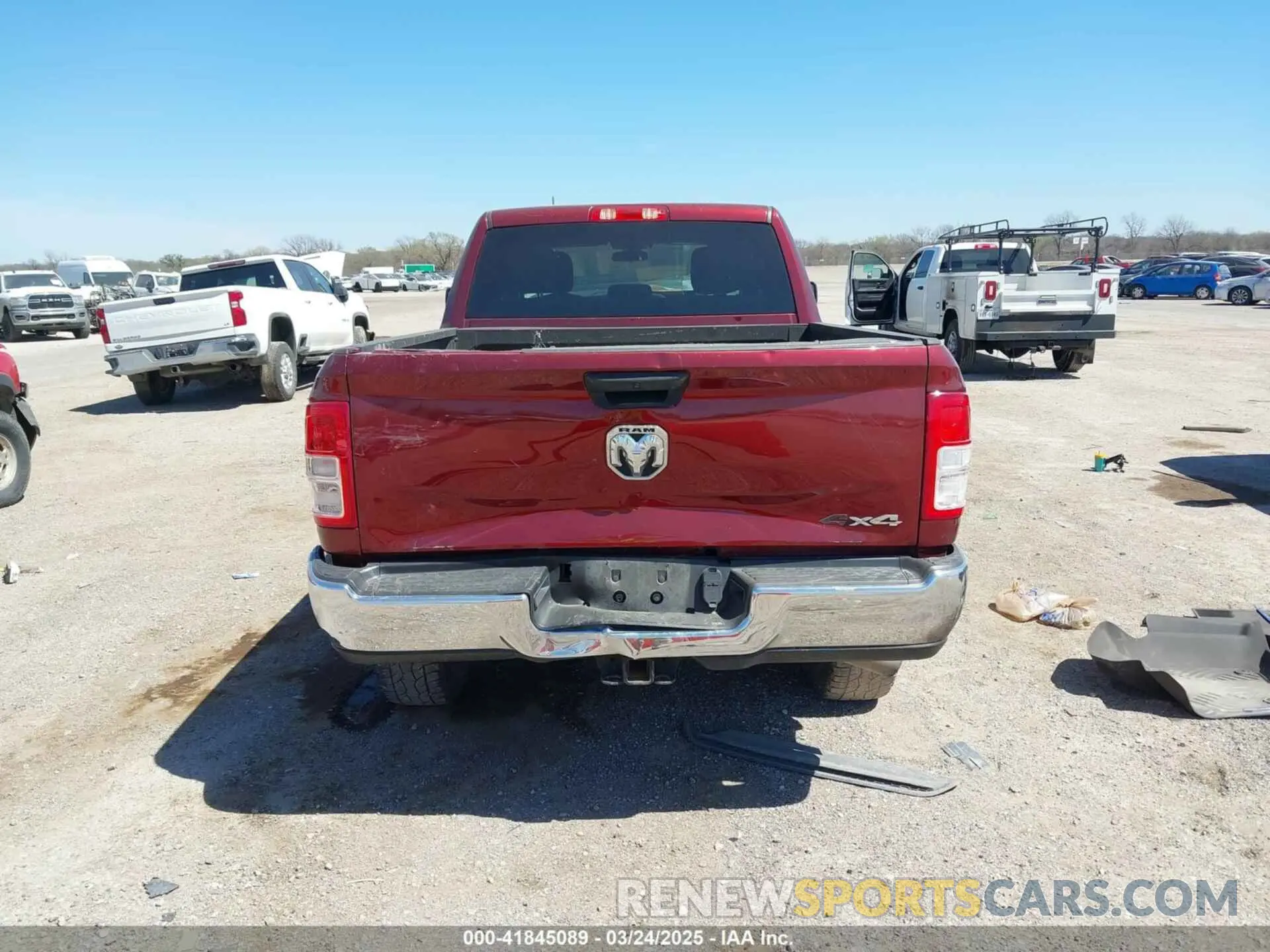 16 fotografías del automóvil dañado 3C6UR5CL2NG250182 RAM 2500 2022